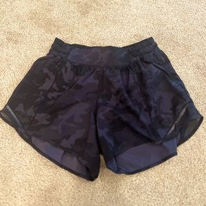 Black Camo Running Shorts (with built in liner)